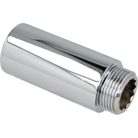 Rallonge de robinet 3/4'' x 65 mm laiton chromé
