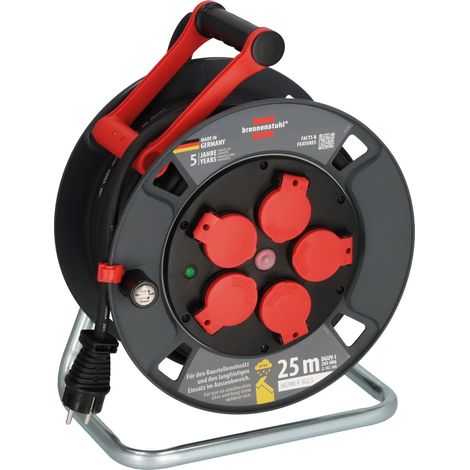 Brennenstuhl Enrouleur de câble professionnel noir 6,7 kg (1/4)