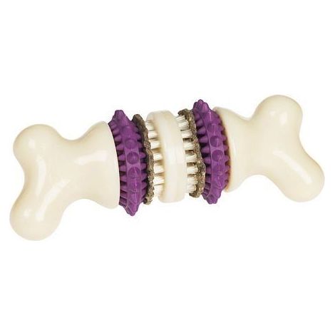 BUSY BUDDY - BRISTLE BONE S- JOUET OS NETTOYANT ET FRIANDISE S CYNNOTEK CY3107 (1/3)