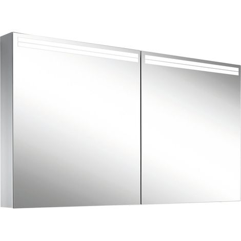 Armario con espejo iluminado Schneider ARANGA TW, 2 puertas, (1/5)