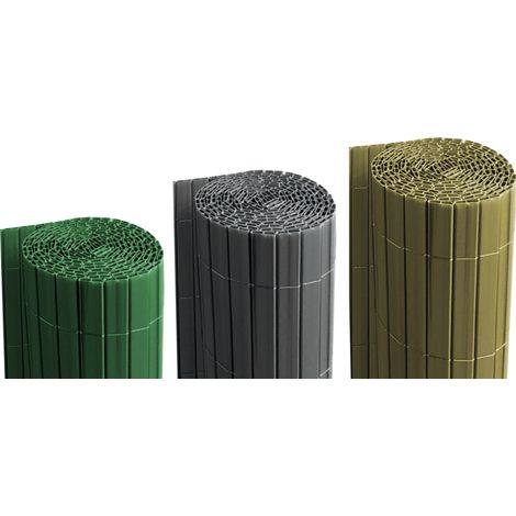Rotolo Arella PVC Rete Recinzione Listelle Frangivista Da Esterno, misura100x300coloreGreen (1/5)