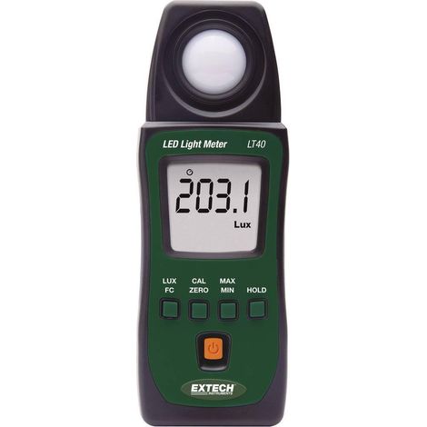 Extech LT40 Luxómetro verde preciso y compacto