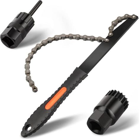 Bicycle Cassette Removal Tool, Shimano/SRAM/SunRace/SunTour/Chris King Bicycle Chain Tool Set, Suitable for 6, 7, 8, 9, 10, 11 Speed Chains MUMU (1/4)