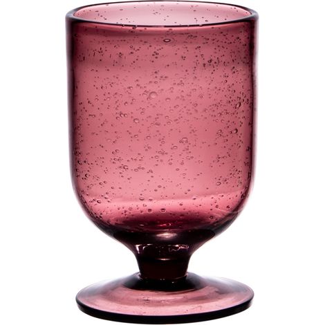 Table Passion - Verre à pied 25 cl Gordes bullé violet (lot de 6)