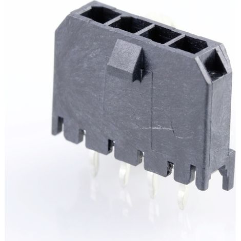 Molex Einbau-Stiftleiste (Standard) Polzahl Gesamt 4 Rastermaß: 3 mm 436500415 1 St. Tray