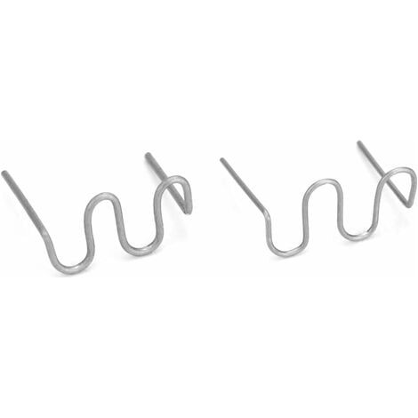 Agrafes Chaudes en Acier Inoxydable 1000 PCS 0.6/0.8mm Agrafes Chaudes en Acier Inoxydable Convient pour la réparation de Pare-Chocs de Voiture et la réparation de Soudure en Plastique (1/5)