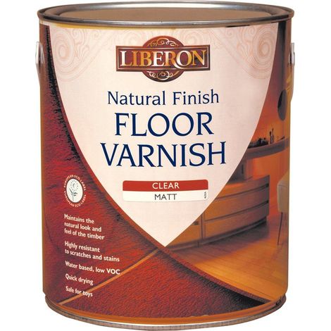 Liberon Natural Finish Floor Varnish Clear Ma