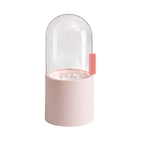 Boîte de rangement pour pinceaux cosmétiques en cristal transparent (rose)-Fei Yu