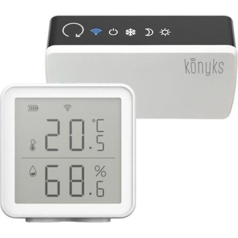 Intelligenter thermostat Konyks eCosy Termo weiß wifi sprach