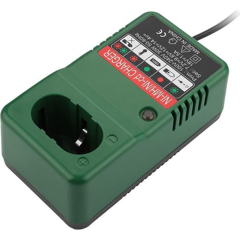 Chargeur Universel pour Perceuse 7,2 V à 18 V NiMH NiCd - Compatible avec Divers Modèles de Perceuses - (1/5)