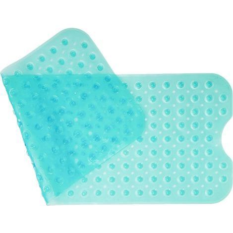 100 x 40cm Tapis de Bain Antiglissant, PVC en Caoutchouc Naturel avec Ventosa, Estera en Tina Extra Large Machine de Douche Lavable pour Bain Antibactérien Résistant au Moho
