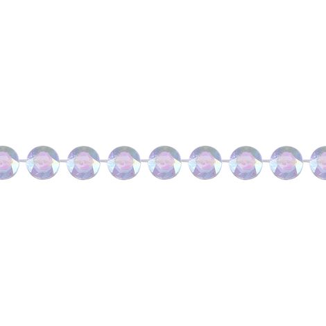 10m/rouleau 10mm Perles acryliques type cristal, fil pour rideau décoration mariage anniversaire bricolage DIY 2