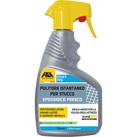 Pulitore istantaneo per stucco epossidico fresco epoxy pro da 750ml