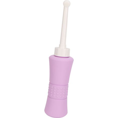 Douchette bidet portable multifonctionnelle avec coude à 75°, étanche, 14 trous, pour femmes (1/5)