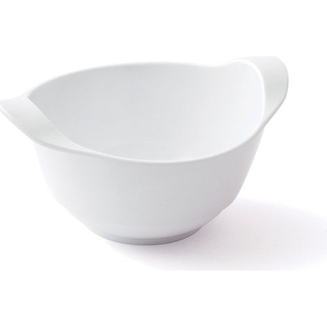 Bol à oreille en mélamine - Blanc - Standard
