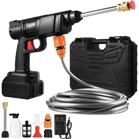 Idropulitrice a doppia batteria 96V Max 2000mAh alta pressione portatile lavaggi