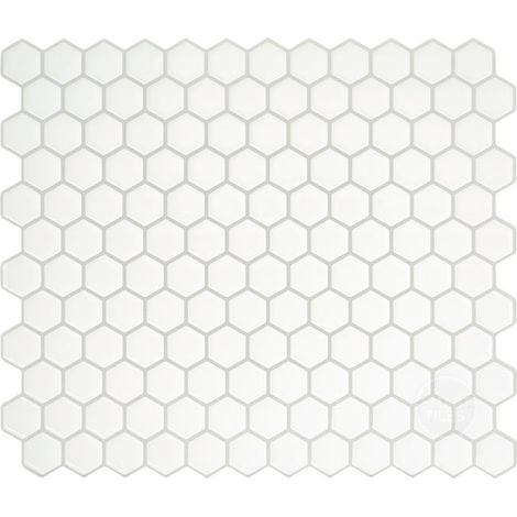 Selbstklebende Wandfliesen x4, 28,63x24,46cm - Smart Tiles Hexago Klebefliesen 3D Fliesenaufkleber für Bad & Küche