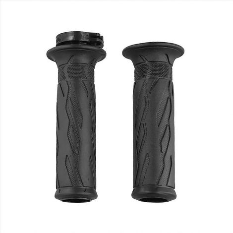 Poignée d'accélérateur moto en plastique, couvercle de guidon pour Suzuki GW250, poignée antidérapante noire, pièce de rechange compatible. (1/5)