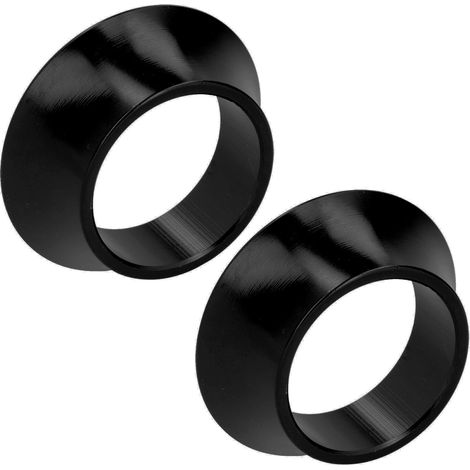 Stück CNC-gefräste konische Unterlegscheiben aus Aluminiumlegierung, 15 mm, für Fahrradgabel und -vorbau, Schwarz