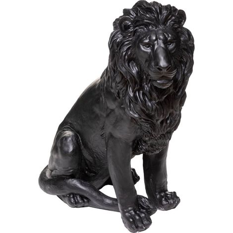 Estatuilla León - negra H80 cm - Atmosphera créateur d'intérieur