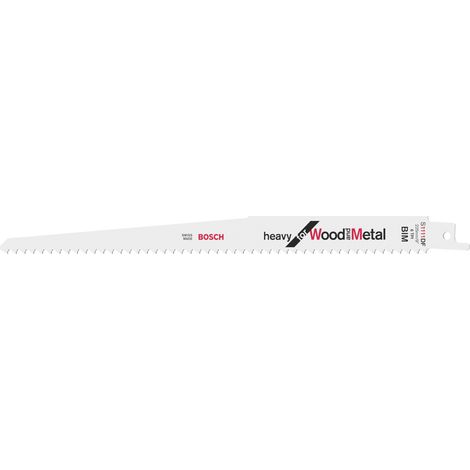 Bosch 2x lame de scie sabre S 1111 DF Heavy for Wood and Metal - 2608656273