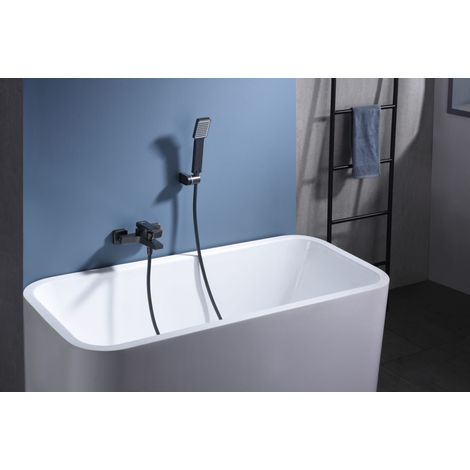 Imex - Grifo Monomando Ducha y Bañera Black Gun Serie Art (1/2)