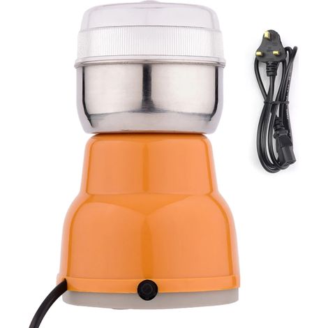 Moulin à café électrique pour grains de café, avec une mouture pratique pour l'espresso, le café filtre, à la maison, au bureau et en voyage.-AquaForge (1/5)