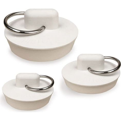 Tappi in gomma per lavello con gancio, tappo per scarico cucina, tappi per lavandino, tappi per vasca da bagno, per cucina, bagno, vasca da bagno, lavabo (4 misure) (1/5)
