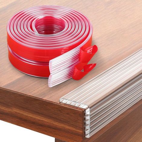 Baby Proofing 7.05ft Long (1.97" Wide) Corner Protector Baby Corner Guards Furniture Corner & Edge Safety Bumpers Clear Baby Proofing Bumper Cushion for Table Furniture Sharp Corners (1/5)