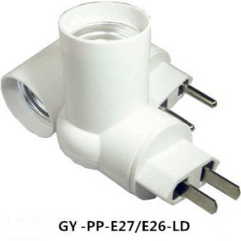 Tête d'éclairage à détection de présence humaine par radar à micro-ondes E27/B22, support de lampe LED à détection de présence pour couloir intelligent certifié CE (1/5)