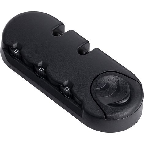 1 pièce noir 3 chiffres combinaison cadenas pour voyage bagages valise Code serrure fixe cadenas antivol sac accessoires (1/5)