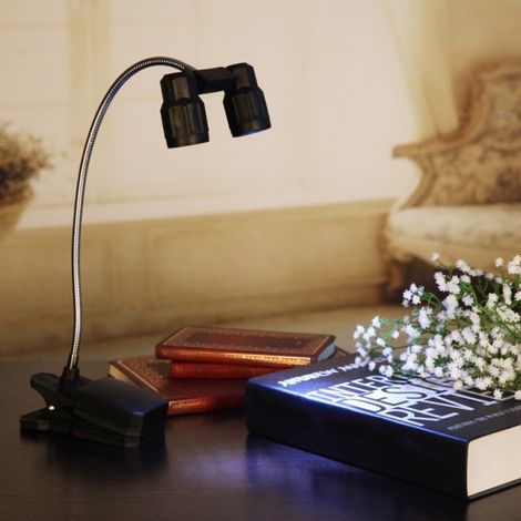 Lampe multifonctionnelle pour barbecue, lampe à pince LED, lampe à pince pour livres, lampe de tente extérieure, éclairage pour barbecue de camping (1/5)