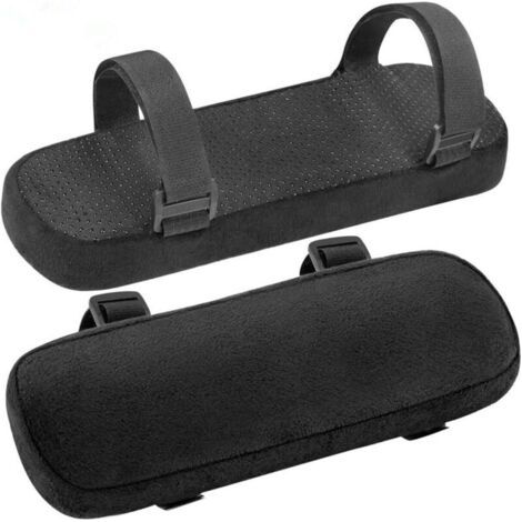 Pair Lot de 2 coussins de coude et d'accoudoir en mousse à mémoire de forme pour soulager la pression sur les coudes et les avant bras (1/5)