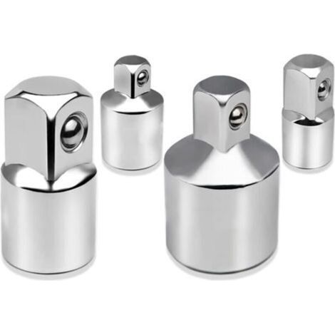 Jeu d'adaptateurs à cliquet 4 pièces, adaptateur de douille, cliquet 1/2 pouce à 3/8 pouce, 3/8 pouce à 1/2 pouce, 1/4 pouce à 3/8 pouce, 3/8 pouce à 1/4 pouce (1/4)