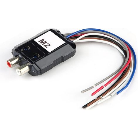 2 Canaux, Convertisseur, Fil de Fil, Convertisseur Audio pour le Subwoofer Stéréo de Voiture avec Contrôle de L'amplificateur de Puissance (1/4)