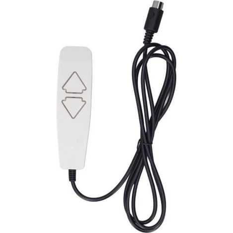 Télécommande Fauteuil Releveur - 2 Boutons - Connecteur 5 Broches - Universelle pour Fauteuils Inclinables - 1 Pièce (1/4)