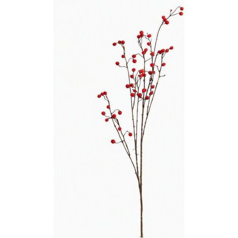 RAMO HALYN X62B C/BACCHE ROSSO H120CM