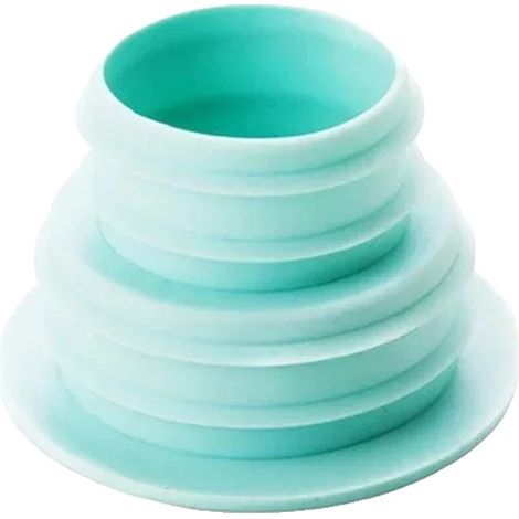 Anello di tenuta per il controllo del drenaggio, in gomma sintetica resistente, facile installazione, blu (1/2)