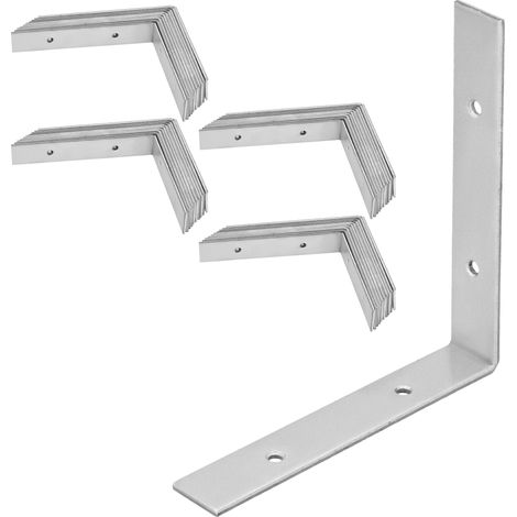 Winkelverbinder für Zimmererarbeiten, verzinkter Stahl, 150 x 150 x 25 mm, 50 Stück