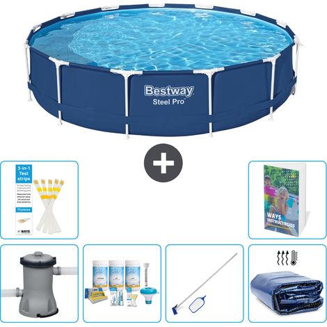 Bestway Steel Pro Rund - 396x84 cm - 7-teilig S267