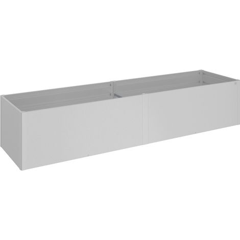 HochBeet Gr. 4x1 silber-metallic