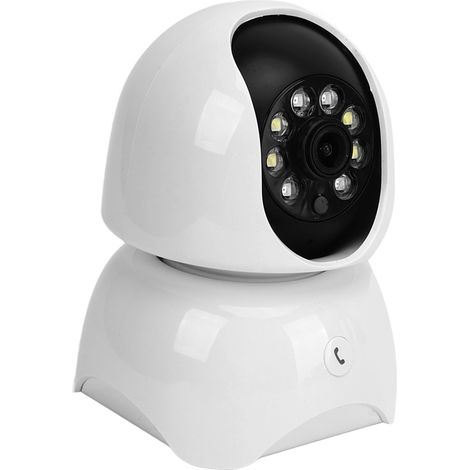 Caméra de sécurité WiFi avec suivi de mouvement intelligent, communication bidirectionnelle, panorama à 360°, HD, surveillance à distance, caméra sans fil pour animaux domestiques à domicile (1/5)