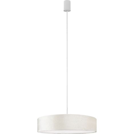 Suspension Nowodvorski Laguna crème velours Ø65 3xE27 (1/2)