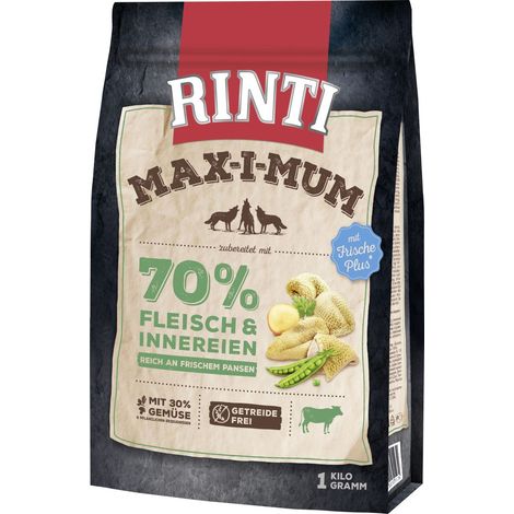 Rinti Max-i-Mum Hundetrockenfutter Adult 1 kg Pansen