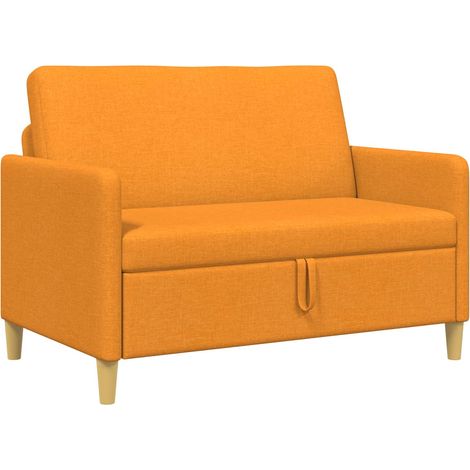 Sofá con almacenamiento Amarillo oscuro 122 x 78 x 87 cm vidaXL (1/5)