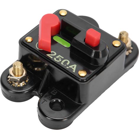 12–24 V DC-Leistungsschalter-Sicherung mit manuellem Reset für Autoradios, Boote und LKWs, 250 A (1/5)