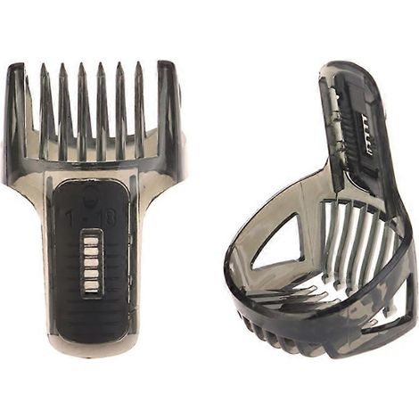 Lot de 2 peignes à barbe de rechange (1-18 mm) compatibles avec les tondeuses Philips et Norelco QG3398, QG3330, QG3393, QG3360 et QG3330. (1/5)