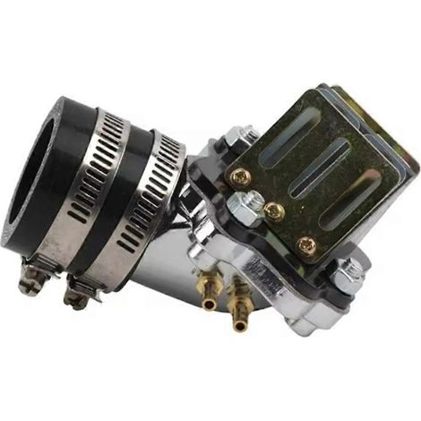 Interface de carburateur pour moto, collecteur d'admission haute performance, clapet à lamelles pour scooters 2 temps PWK PE JOG 50 90 (1/5)