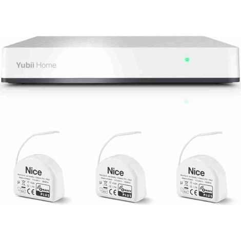 Nice YUBIISUNLIGHTKITZW - 1 Yubii Home Gateway + 3 Roll- Control
