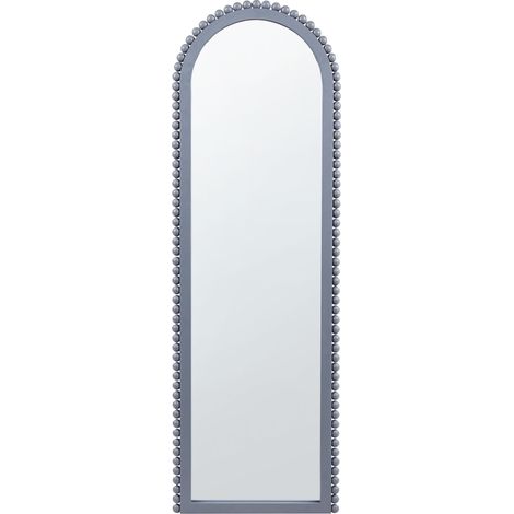 Specchio Decorativo da Parete in Legno di Paulownia Stile Moderno 53 x 165 cm Grigio Barenton (1/5)